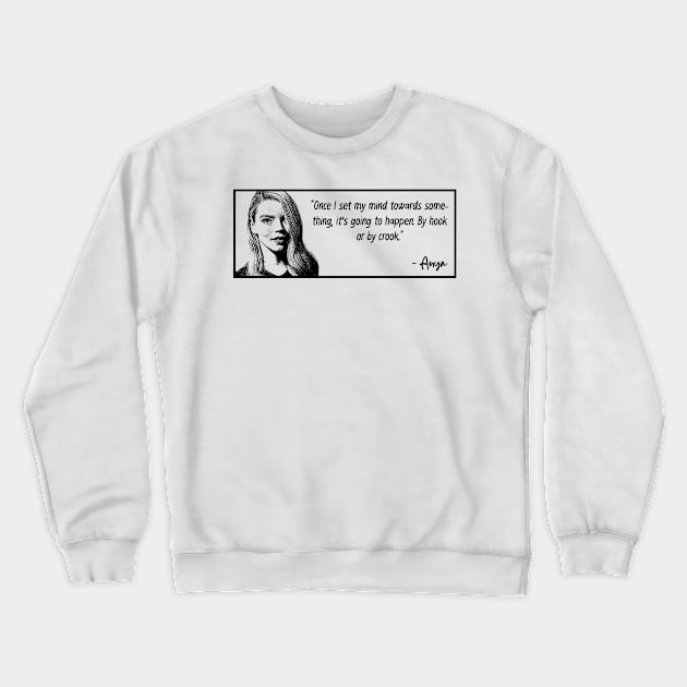 Anya Taylor Joy Crewneck Sweatshirt by Yethis